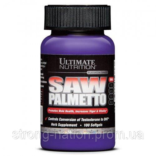 Ultimate nutrition Saw Palmetto Softgels | 100 softgels
