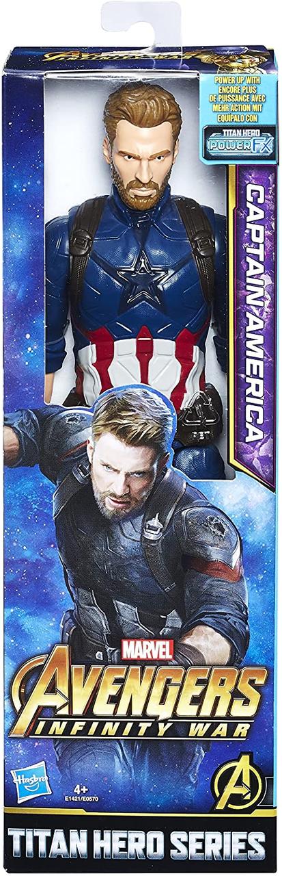 Іграшка Капітан Америка Hasbro, Месники: Війна Незкінченності 30см - Thor, Titan Hero, Avengers (E1421)