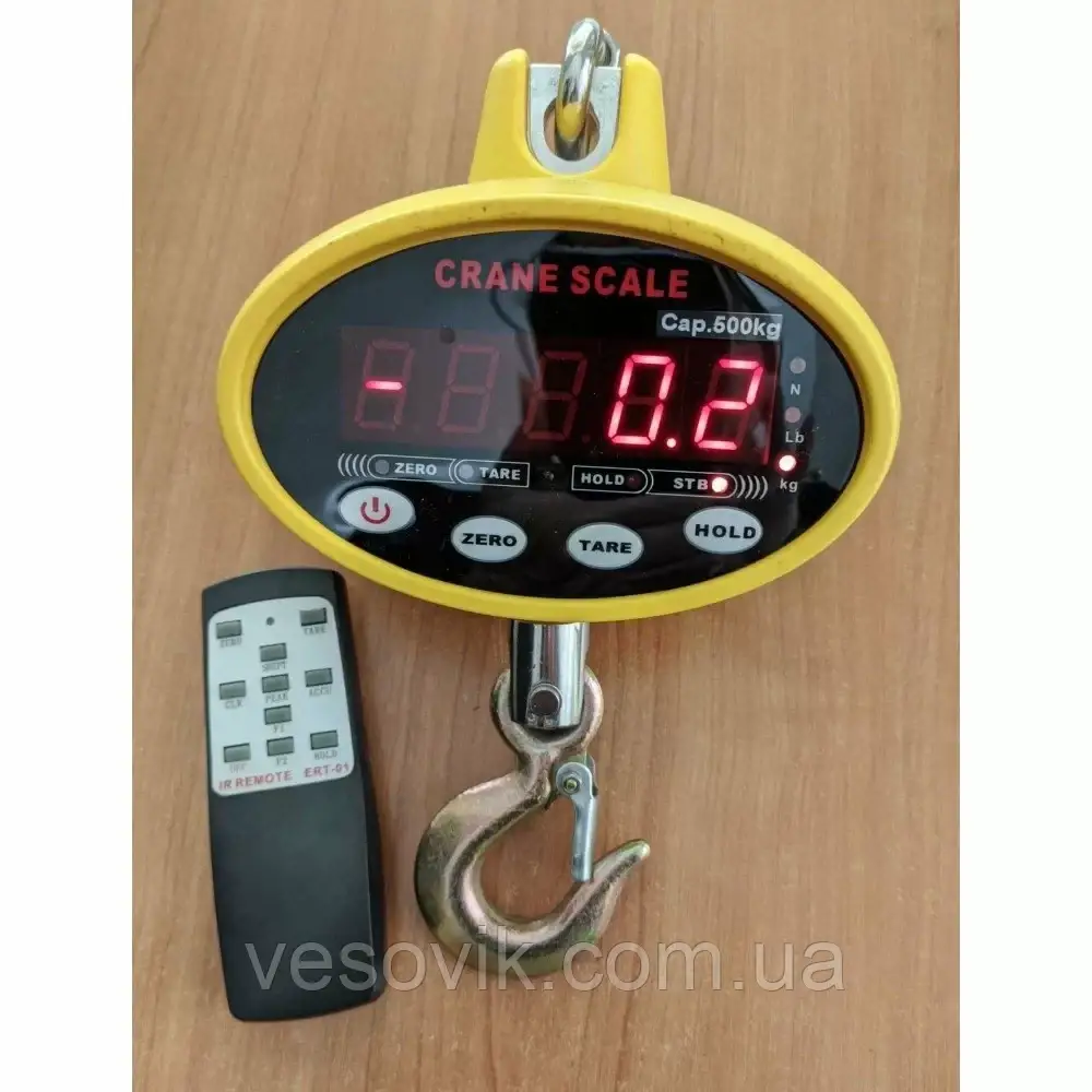 Ваги кранові Центровес ОСS-500-D 500кг (акумулятор 18650)