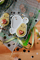 Силіконовий молд для льодяників "Авокадо"