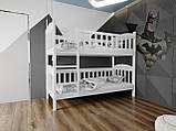 Ліжко двоярусне дитяче підліткове від "Wooden Boss" Артур (спальне місце 80х190/200 см), фото 2