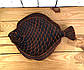 Глинянатарілка для риби "Камбала" 38 х 28.5 см, фото 4