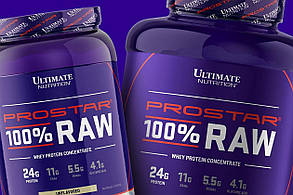 Ultimate nutrition Prostar 100% Raw Whey WPC | 1 kg | Unflavored