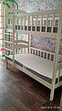 Ліжко двоярусне дитяче підліткове від "Wooden Boss" Даніель (спальне місце 70 х140 см), фото 3