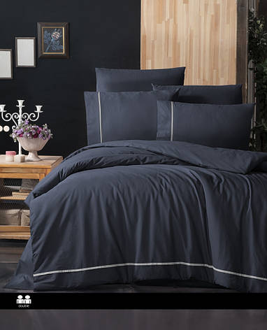 Постільна білизна First Choice Deluxe Ranforce Dark Series — Alisa Denim, фото 1