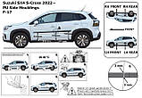 Молдинги на двері для Suzuki S-Cross III 2021+, фото 8