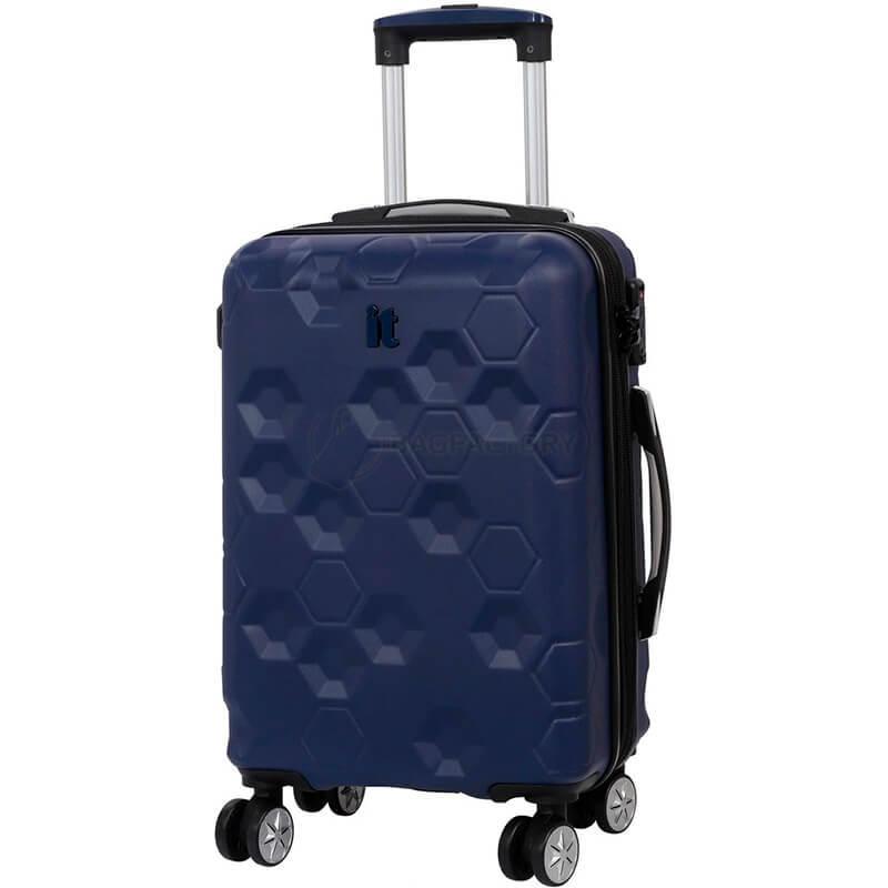 Чемодан на 4 колесах IT Luggage HEXA Blue Depths S exp. 35/45л (IT16-2387-08-S-S118) - фото 1 - id-p1571343872