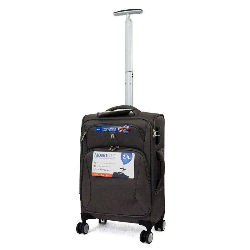 Чемодан на 4 колесах IT Luggage SATIN Dark Grey S 35л (IT12-2225-08-S-S755) - фото 1 - id-p1571343875
