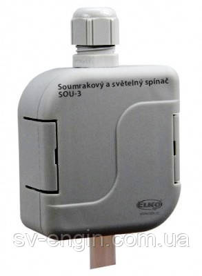 SOU-3/230V — сутінкове та світлове реле із захистом IP 65/фотореле, фото 1