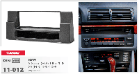 1-DIN переходная рамка BMW 5-Series (E39) 1995-2003; X5 (E53) 1999-2006 w/poket, CARAV 11-012