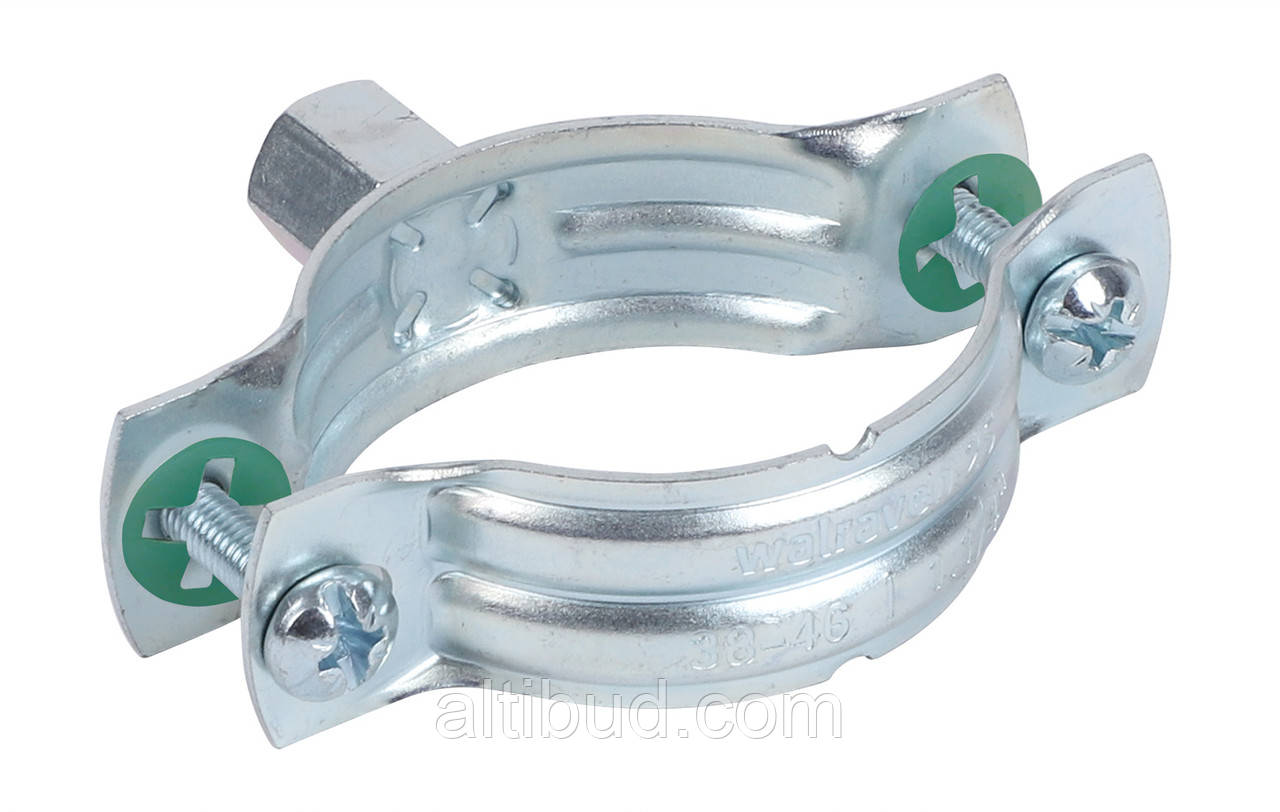 2S Хомути без вкладиша (M8/10) для ізольованих, сталевих, мідних, чавунних та пластикових (багатошарових) труб