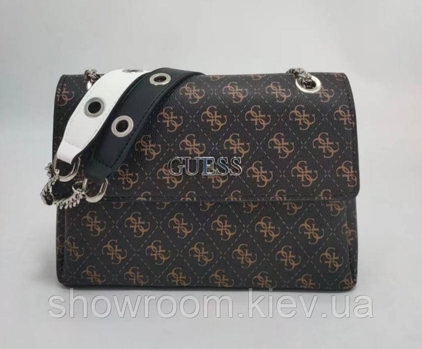Жіноча сумка на плече Guess (3385) коричнева