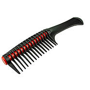 Гребінець — гребінь для волосся з роликом LY (барбер, перукар, стриження, вибілювання, barber), фото 2