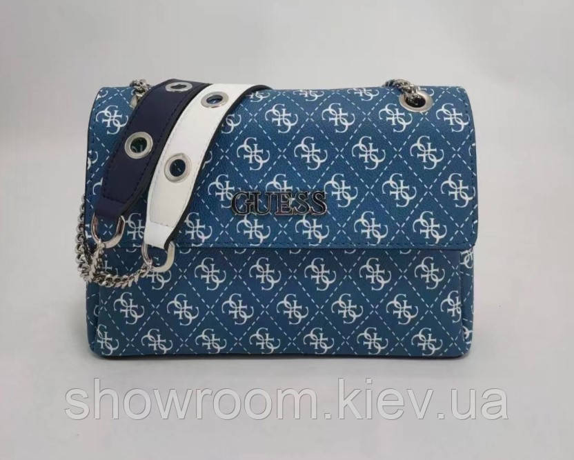 Жіноча сумка на плече Guess (3385) синя