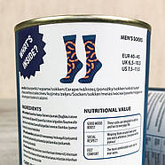 Чоловічі шкарпетки в консервній банці (сосиски), фото 4