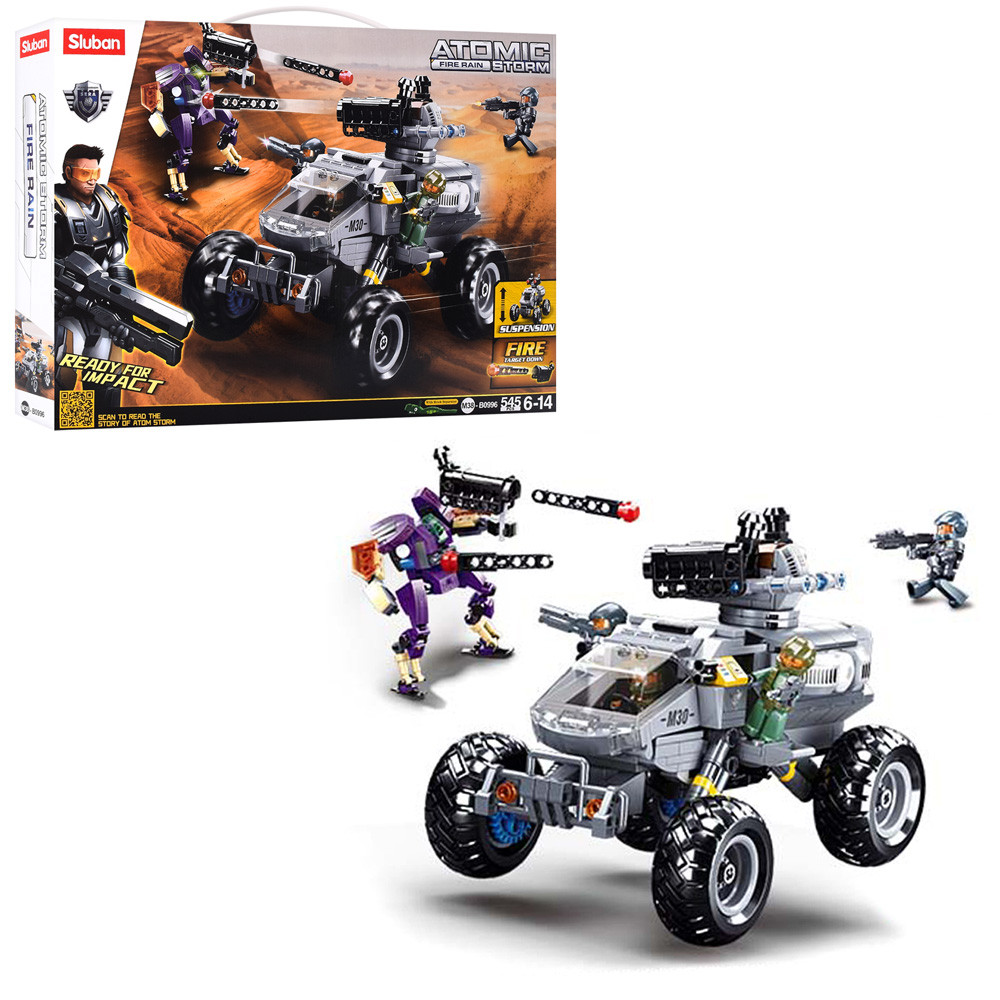 Конструктор SLUBAN M38-B0996 АРМІЯ - Бойова машина (545 деталей), фото 1