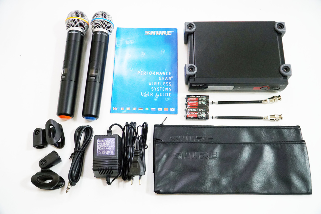 Радіосистема SHURE SLX4 2 радіомікрофони