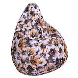 Крісло груша Велюр Принт TIA-SPORT S - 90-60 см, фото 9