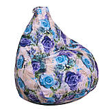 Крісло груша Велюр Принт TIA-SPORT S - 90-60 см, фото 10