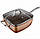 Сковорідка-фритюрниця квадратна з кришкою TOP KITCHEN BN-8001, фото 6