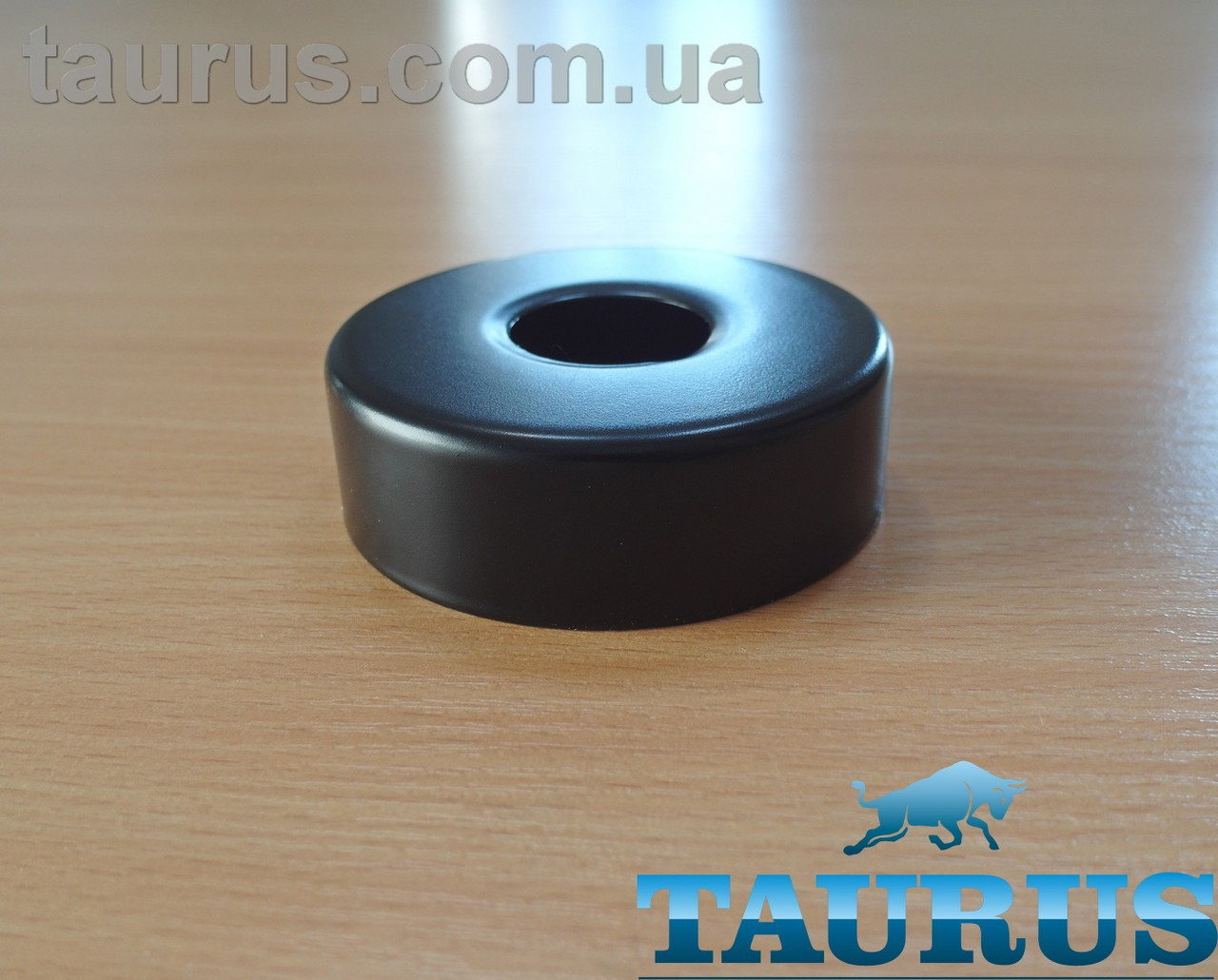 Чорний об'ємний декоративний фланець ThermoPulse D70 / висота 22 мм Black, внутрішній розмір 3/4" (d25 мм)