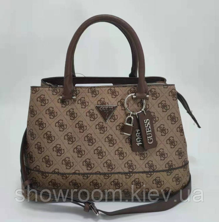 Жіноча сумка середніх розмірів Guess (758019) коричнева