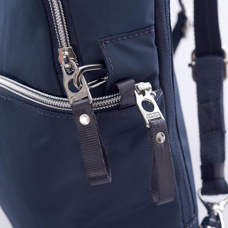 Городской женский рюкзак антивор Pacsafe Stylesafe Sling, 6 ст. защ. Темно-синий 6л (20605606) - фото 9 - id-p1571350744