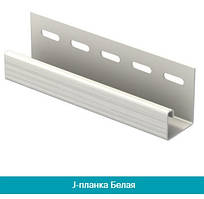 J-планка (J-Trim). Біла 3050 мм.