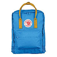 Городской рюкзак Fjallraven Kanken Un Blue-Warm Yellow 16л (23510.525-141)