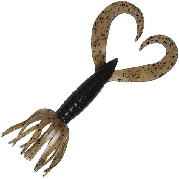Силікон Keitech Little Spider 3" (8 шт/упак) ц:207 green pumpkin pp. flk