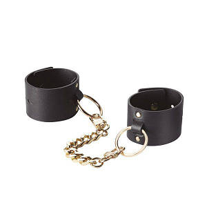 Кайданки Bijoux Indiscrets MAZE - Wide Cuffs Black