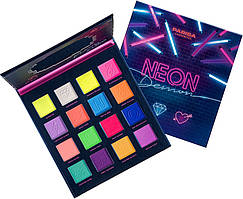 Палетка тіней Parisa Cosmetics Neon Demon Eyeshadow Palette 16 відтінків
