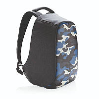 Городской рюкзак Анти-вор XD Design Bobby Camouflage Blue 11л для ноутбука 14" (P705.655)