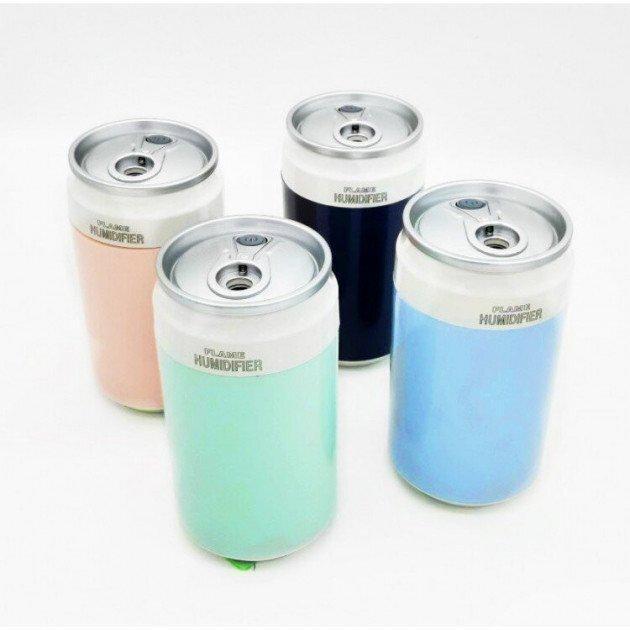 Портативний зволожувач повітря Elite Flame Humidifier (EL-544-6) банка з LED-підсвіткою від USB 200 мл, фото 1