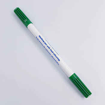 Фломастер харчовий двосторонній Lesepidado зелений — 1 шт.