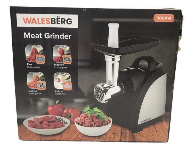 М'ясорубка Welesserg WB238 потужністю 3000 Вт.