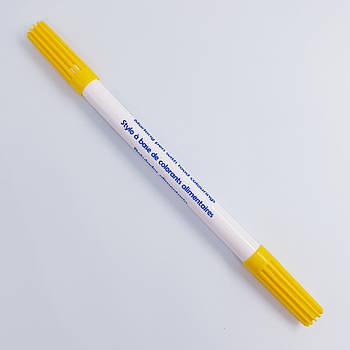 Фломастер харчовий двосторонній Lesepidado жовтий — 1 шт.