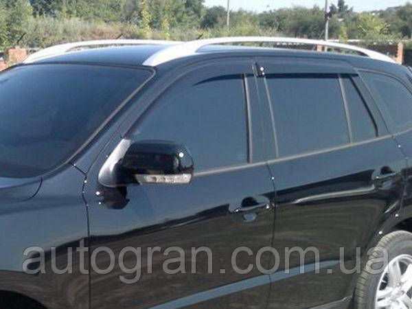 Дефлектори вікон вітровики Hyundai Santa Fe 2006-2012, фото 1