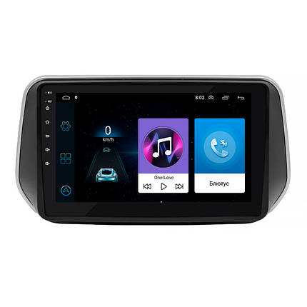 Штатна магнітола Lesko для Hyundai Santa Fe IV 2018-2021 екран 10" 1/16Gb Base Wi-Fi Хюндай Санта Фе, фото 1