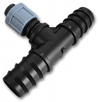 Тройник соединитель для трубки 20мм х2 / капельная лента, DSTA04-20L