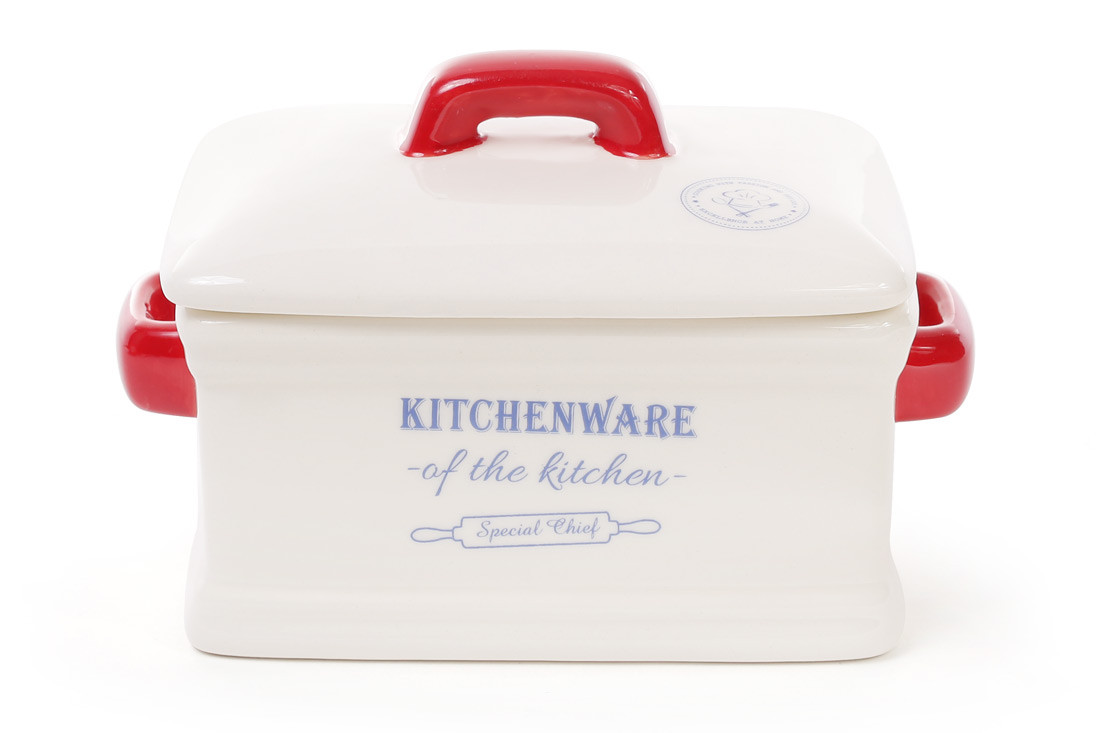 Маслянка керамічна Red&Blue, 16cм, фото 1