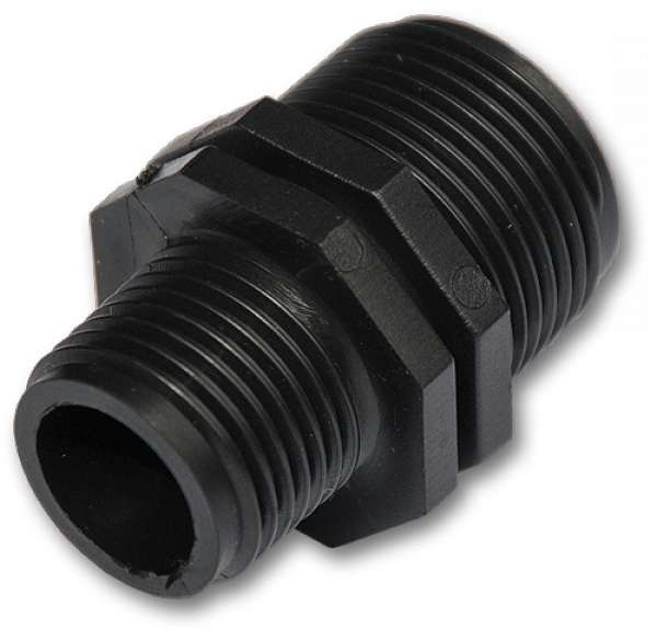 З'єднувач редукційний із зовнішньою різьбою 
3/4" та 1/2", DSA-491234L