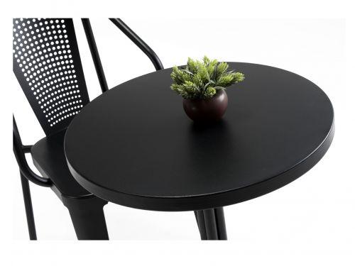 Круглый стол Терра D-55 металлический садовый для кафе - фото 2 - id-p1571593483