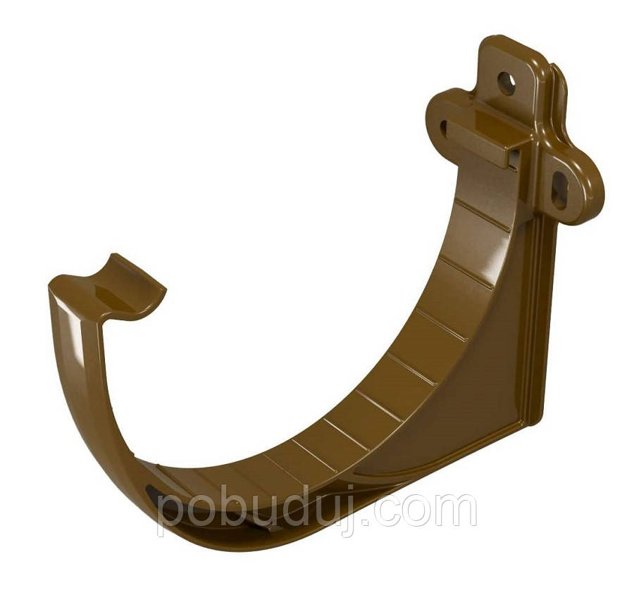 Тримач ринви Regenau пластиковий 125 коричневий, фото 1