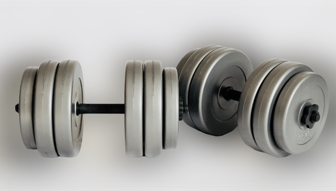 Гантелі 2х25кг GREY WCG