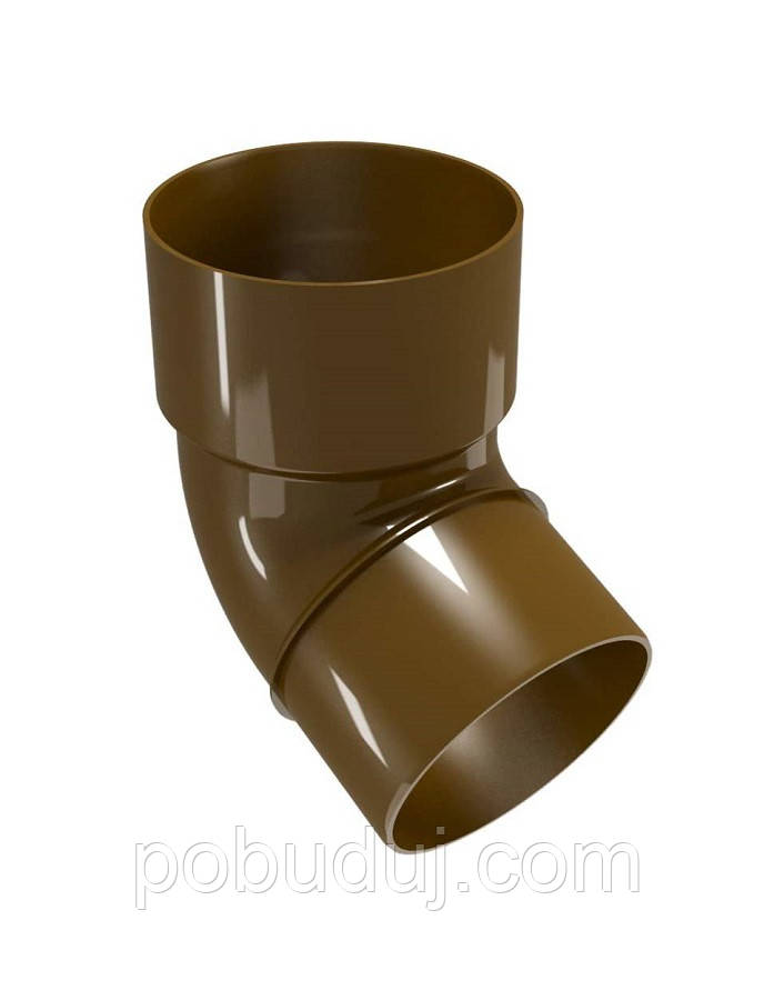 Коліно 67,5° Regenau 80 коричневе, фото 1