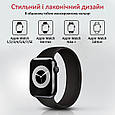 Ремінець Promate Loop-44L для Apple Watch 42-44 мм 1/2/3/4/5/6/7/SE Black (loop-44l.black), фото 2