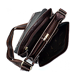 Чоловіча шкіряна сумка Desisan 350-9 коричнева, фото 5