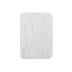 Пластина для магнітного тримача смартфона Alitek 35x45 мм Silver Brushed