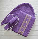 Подарунковий набір для сауни жіночий Merzuka пудровий, фото 5